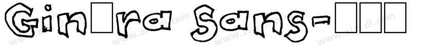 Ginóra Sans字体转换